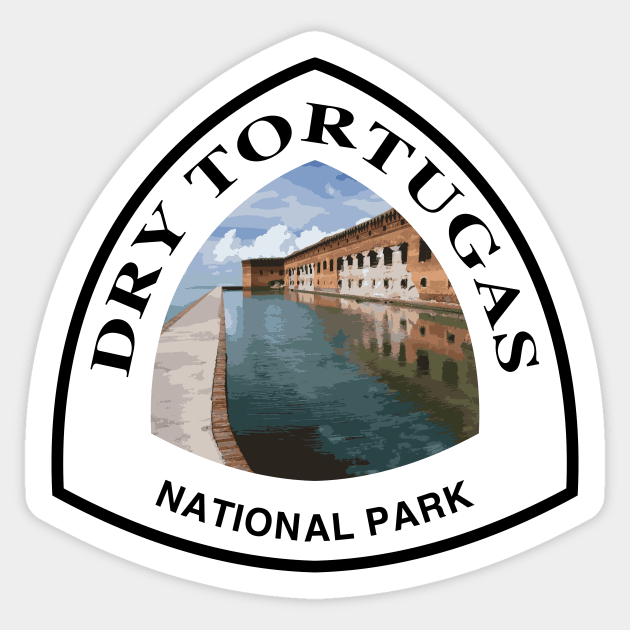 Dry Tortugas National Park shield Sticker by nylebuss